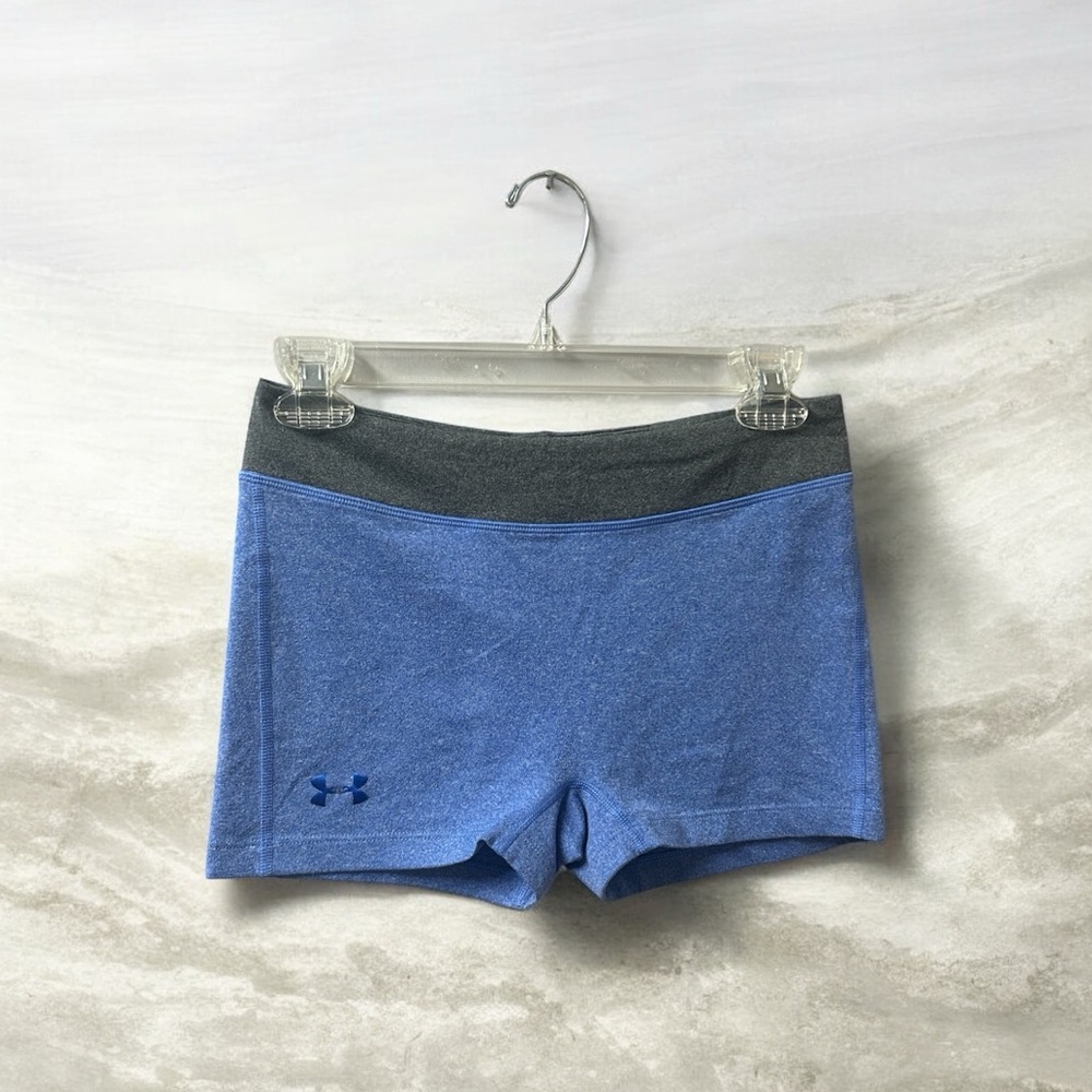 Under Armour fitted short Shorts Blue HeatGear Women’s Small